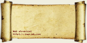 Danica Ćorsović vizit kartica